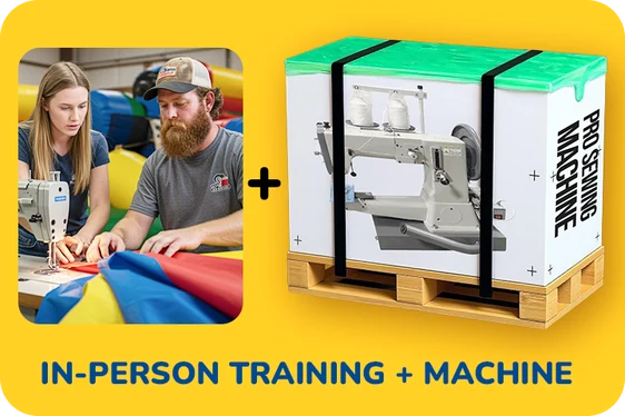 Fix My Inflatable bundle: Portable Sewing Machine plus 3-day in-person inflatable repair class