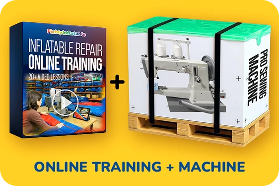Fix My Inflatable bundle: Portable Sewing Machine plus Online Training course